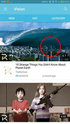 VisionTube android App screenshot 1